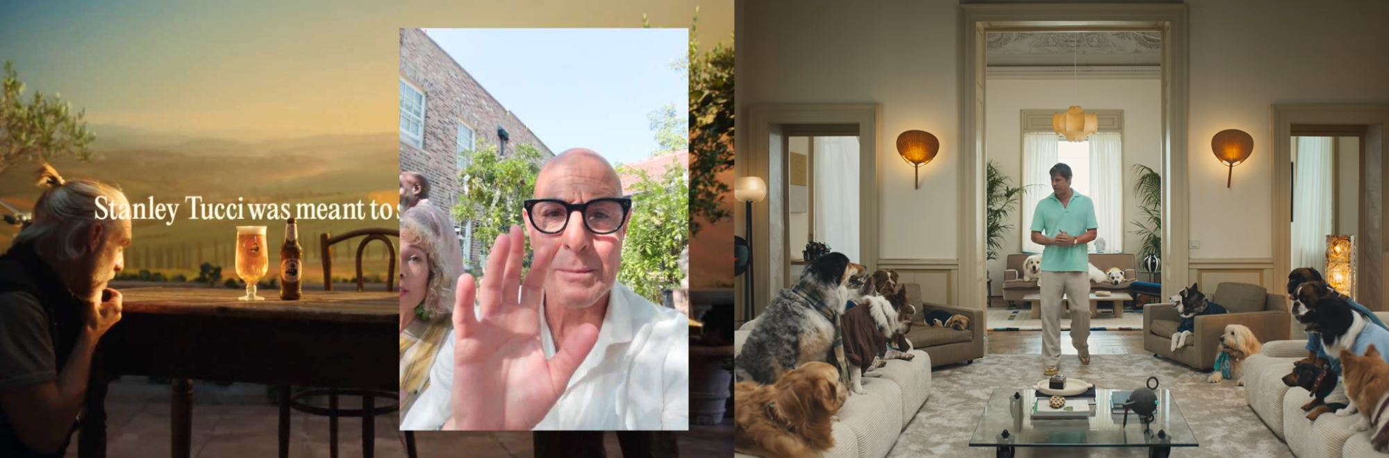Stanley Tucci, Brad Pitt and the evolution of the brand ambassador