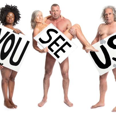 Stripped-down ads: Naked over-50s demonstrate against ageism for dating app Lumen