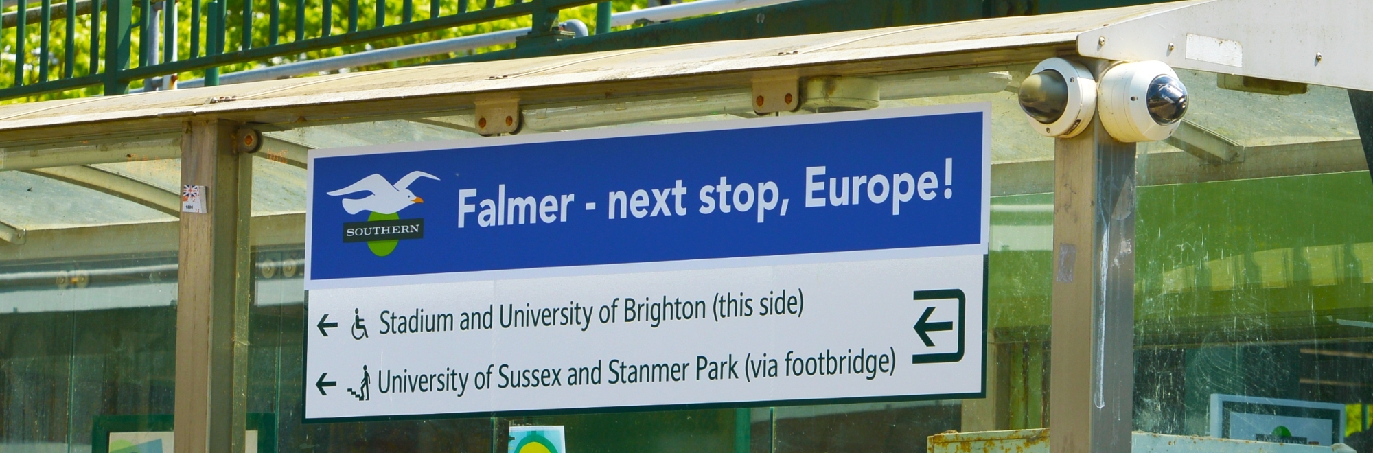 Sussex train station transformed to support Europe-bound Seagulls