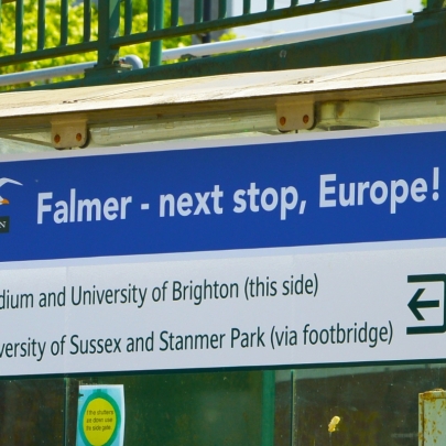 Sussex train station transformed to support Europe-bound Seagulls