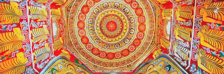 Temple flowers are turned into paint by Sri Lankan company JAT, perfectly representing the Buddhist concept of the circle of life