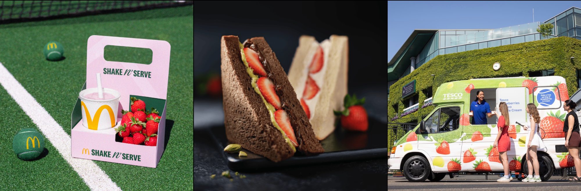Tesco, McDonald's and M&S serve up Wimbledon winners