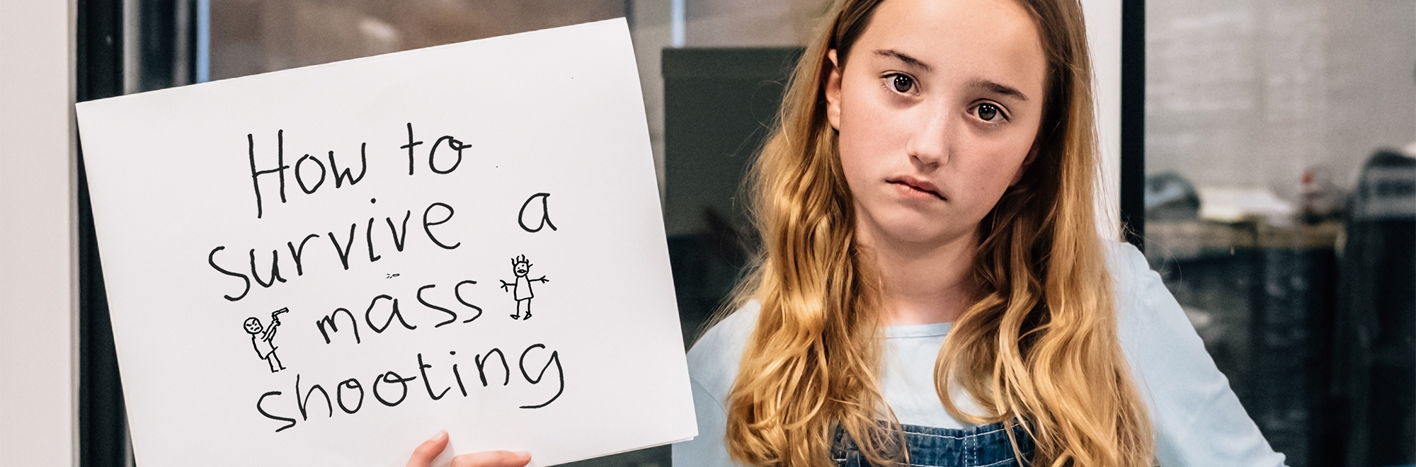 March For Our Lives campaign features a schoolgirl teaching adults the shooter safety training