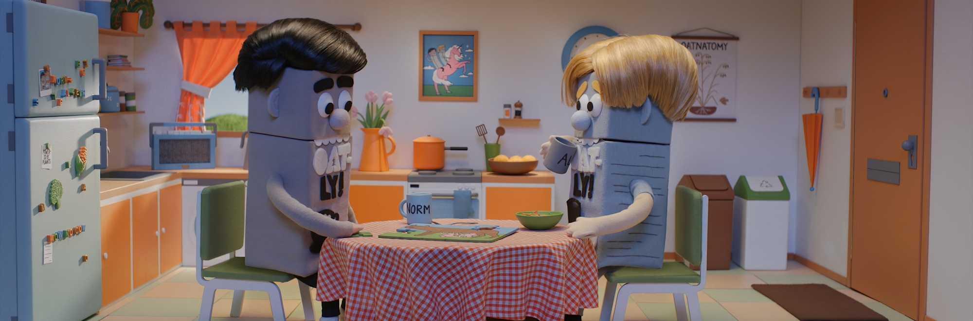 The New Norm&Al Show: Oatly creates puppets to help society switch to plant-based eating
