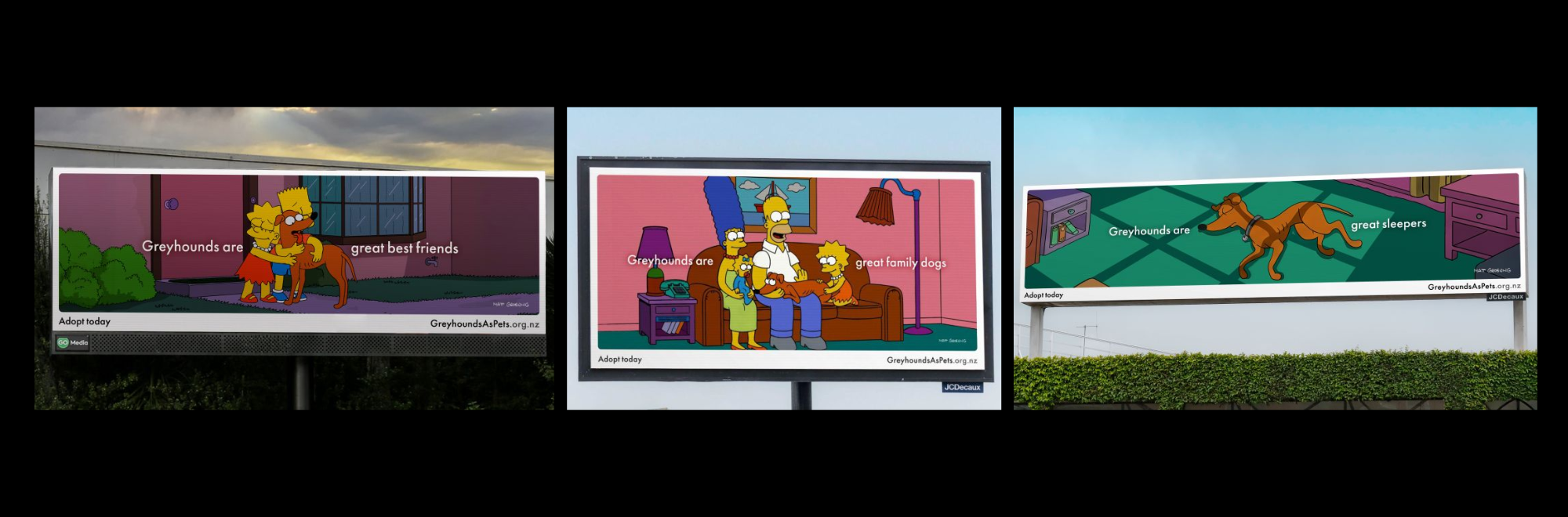 The Simpsons teams up with Greyhounds As Pets NZ for a readymade emotional gut punch