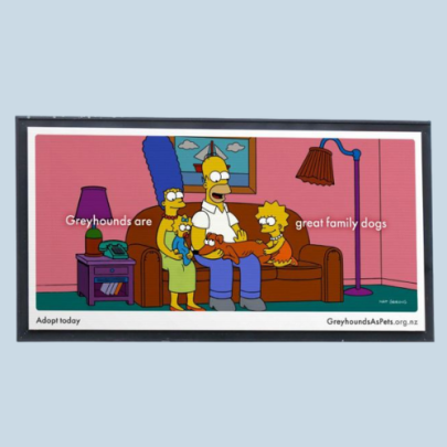 The Simpsons teams up with Greyhounds As Pets NZ for a readymade emotional gut punch