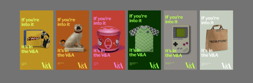 The V&A’s new poster campaign is a masterclass in visual storytelling