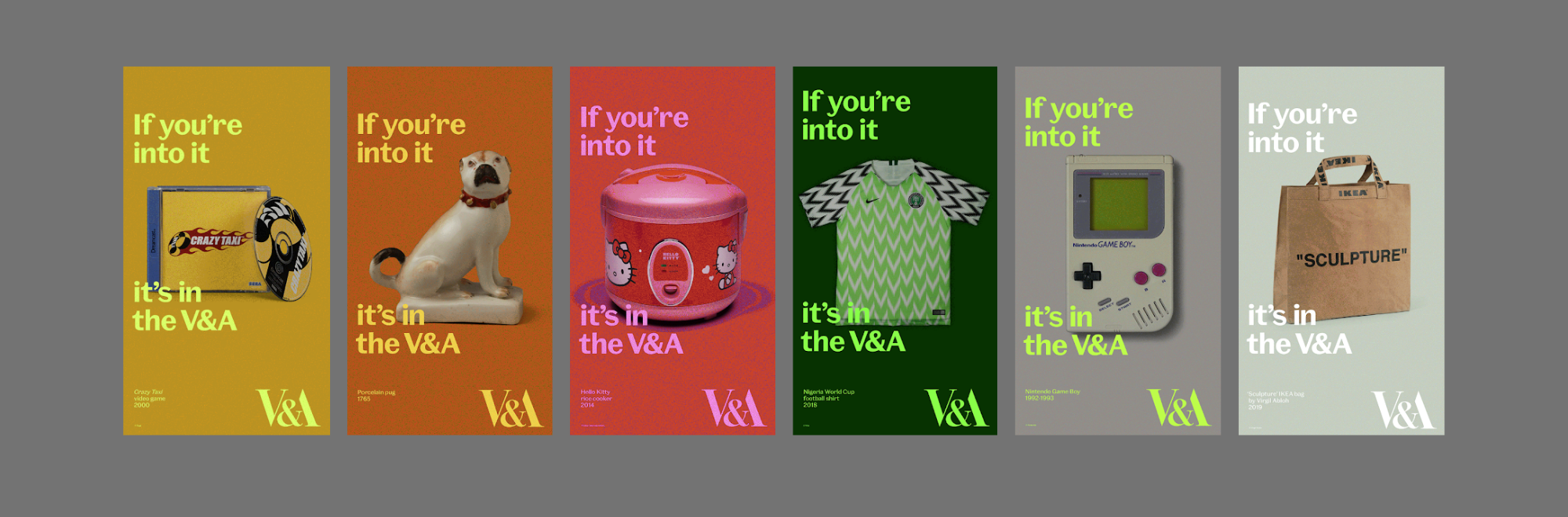 The V&A’s new poster campaign is a masterclass in visual storytelling