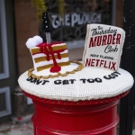 There's nothing woolly about Netflix's new viral campaign for Thursday Murder Club