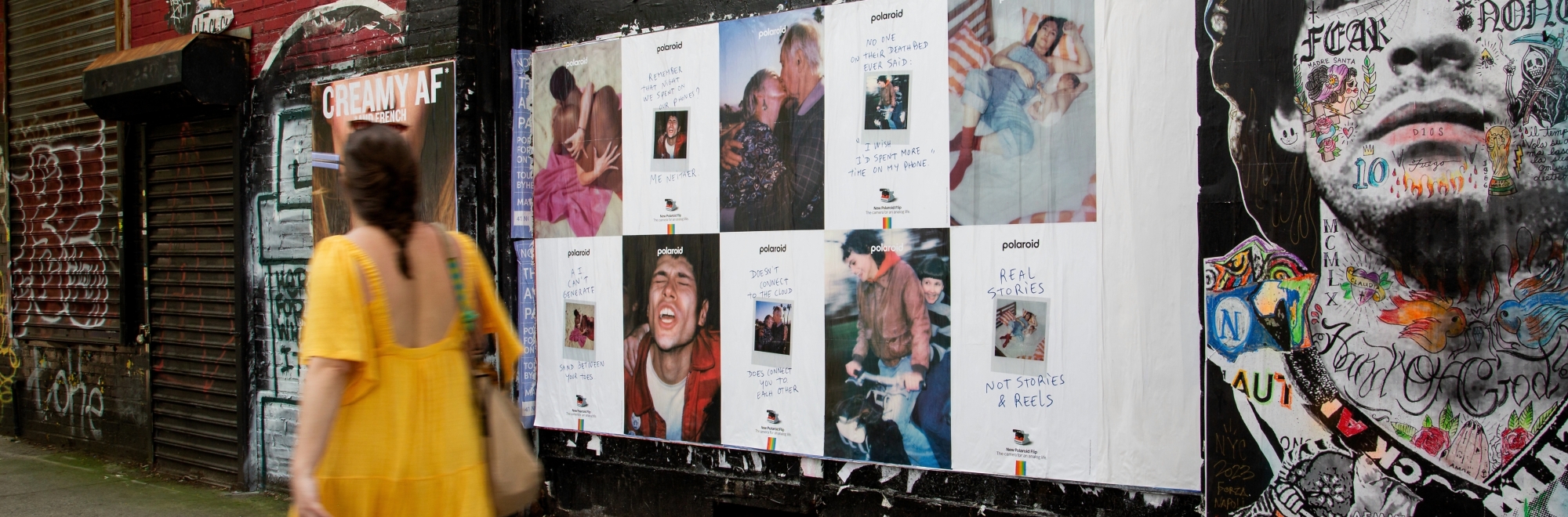 Through the lens: Polaroid’s bold anti-AI creative