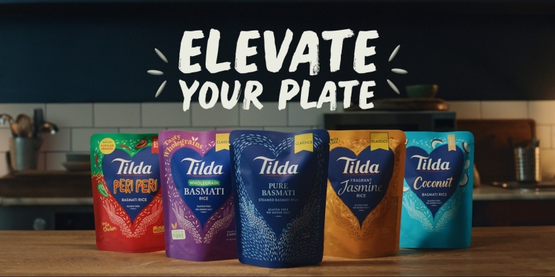 Tilda creates lively ad putting rice centre stage