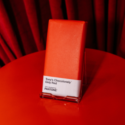 Tony’s Chocolonely’s ‘Only Red Room’ with Pantone is match made in Soho