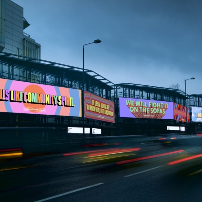 Top UK brands come together to spread positivity with Posters for the People campaign