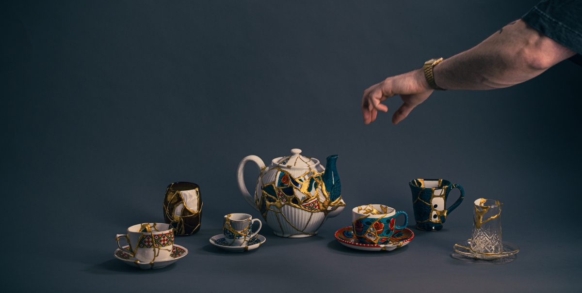 UK for UNJHCR Kintsugi teaset
