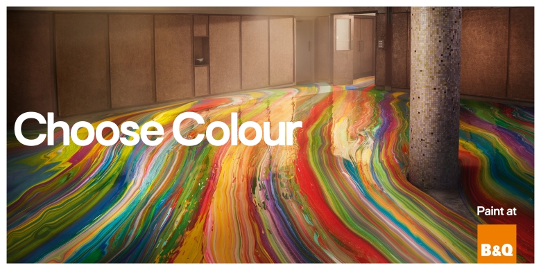 Choose Change: Artful installations to demonstrate the power of changing an interior with B&Q