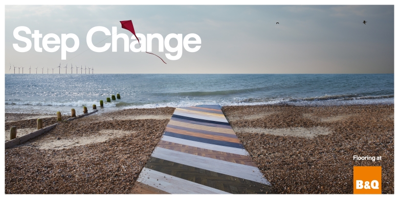 Choose Change: Artful installations to demonstrate the power of changing an interior with B&Q