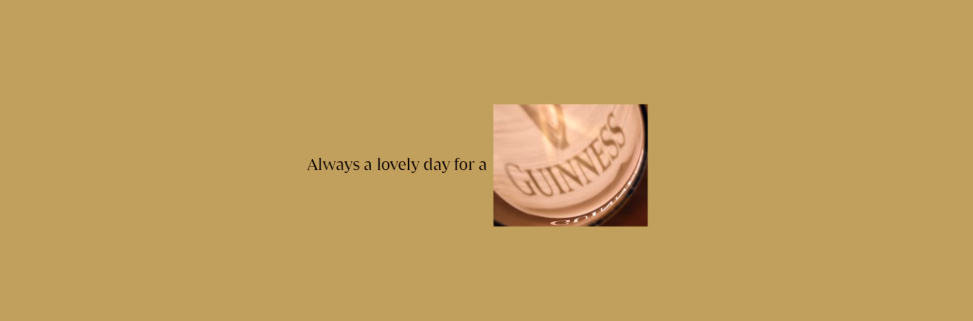 Uncommon’s Guinness work doesn’t live in the brand’s shadow