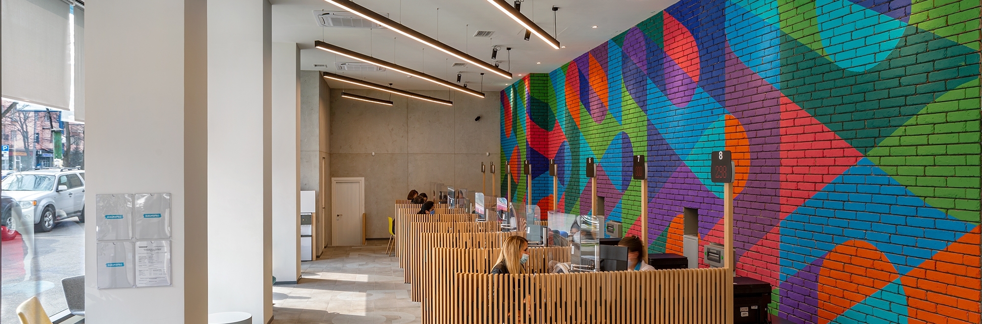 Banks in post-Soviet Georgia are redesigned by local artists to represent local culture