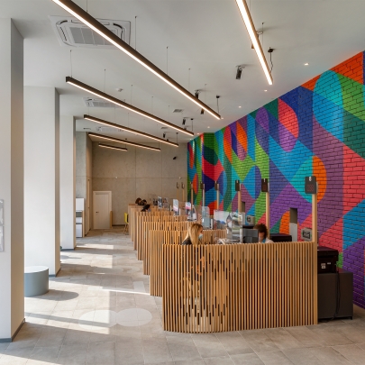 Banks in post-Soviet Georgia are redesigned by local artists to represent local culture