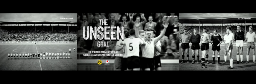 Vodafone, Borussia Dortmund and AI go back in time