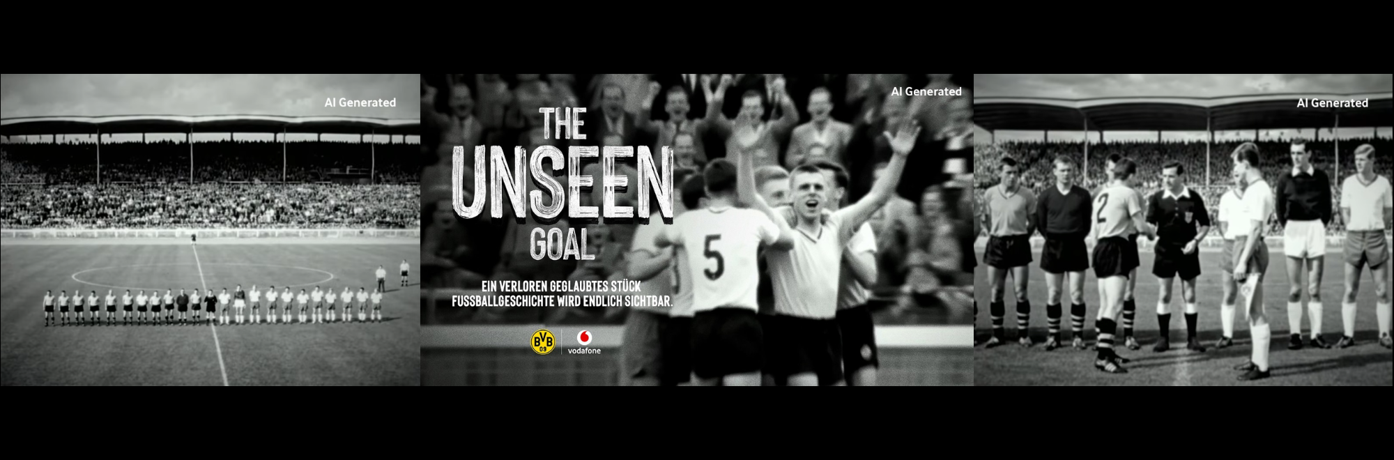Vodafone, Borussia Dortmund and AI go back in time