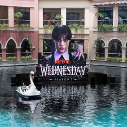Wednesday sheds 'Black Tears' in memorable experiential campaign