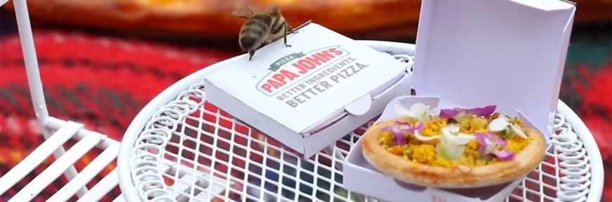 Why Papa John's created a pizza for bees