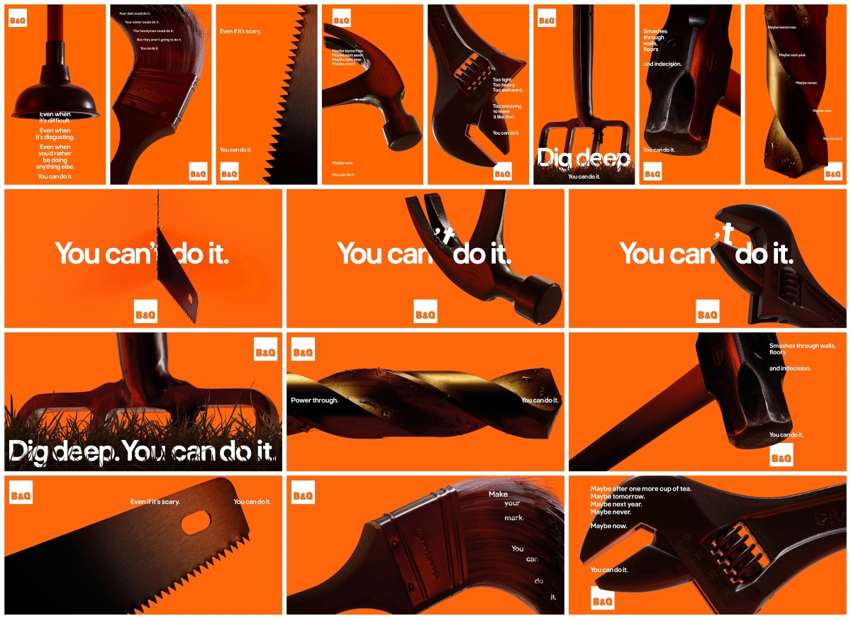 You can do it: B&Q aims to silence doubt and inspire action with new ...