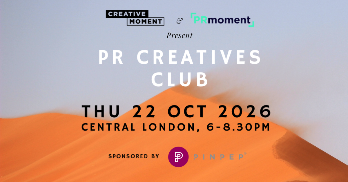 PR Creatives Club Thu 22 Oct 2026
