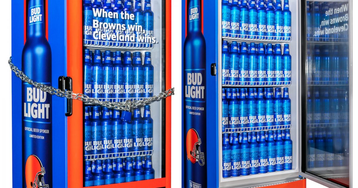 bud light victory fridge