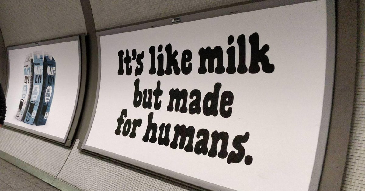 Why Oatly got people thinking differently about vegan milk alternatives |  Creative Moment