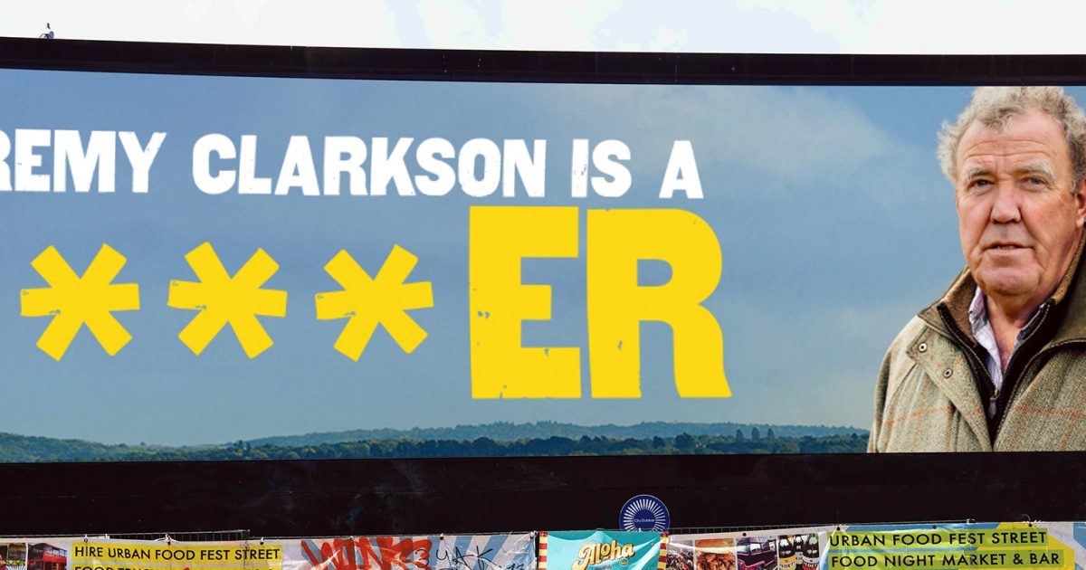 Jeremy Clarkson called a F***er in Amazon Prime Video campaign by