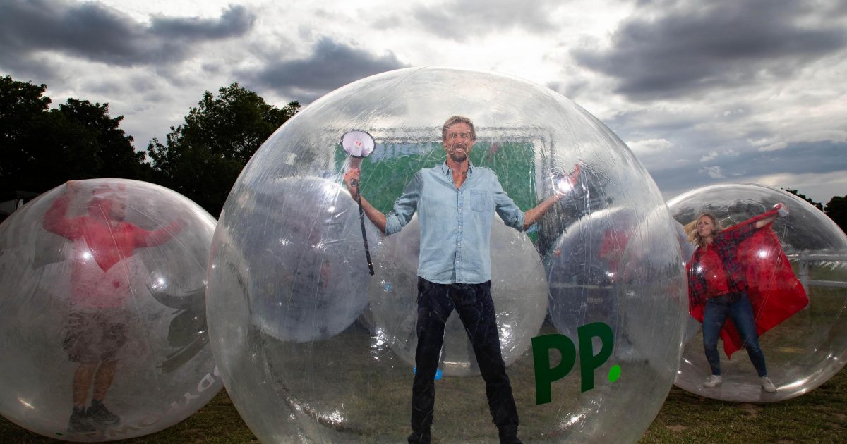 Hamster shop ball human