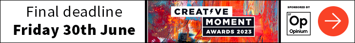 Creative Moment Awards Final Deadline