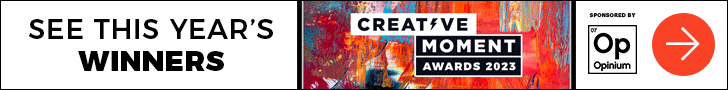The winners of the Creative Moment Awards 2023
